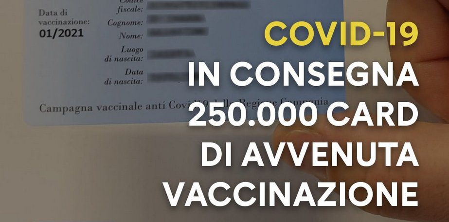 Card Vaccini della Campania in consegna, i commenti degli utenti di fb – :)