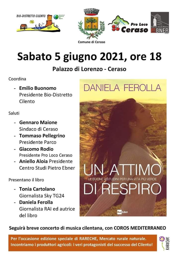 Daniela Ferolla il 5/6/21 presentera' a Ceraso il suo libro UN ATTIMO DI RESPIRO -lo spot fatto per caso... index 1 - Daniela Ferolla il 5/6/21 presentera' a Ceraso il suo libro UN ATTIMO DI RESPIRO -lo spot fatto per caso...