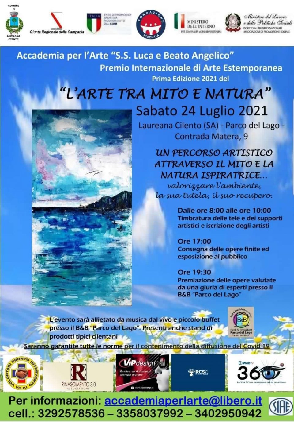 Laureana Cilento, Prima Edizione del Premio Internazionale di Arte Estemporanea - 24/7/2021 Arte mito natura 2021 Laureana Cilento Estemporanea Premio internazionale Programma 2 960x1375 - Laureana Cilento, Prima Edizione del Premio Internazionale di Arte Estemporanea - 24/7/2021