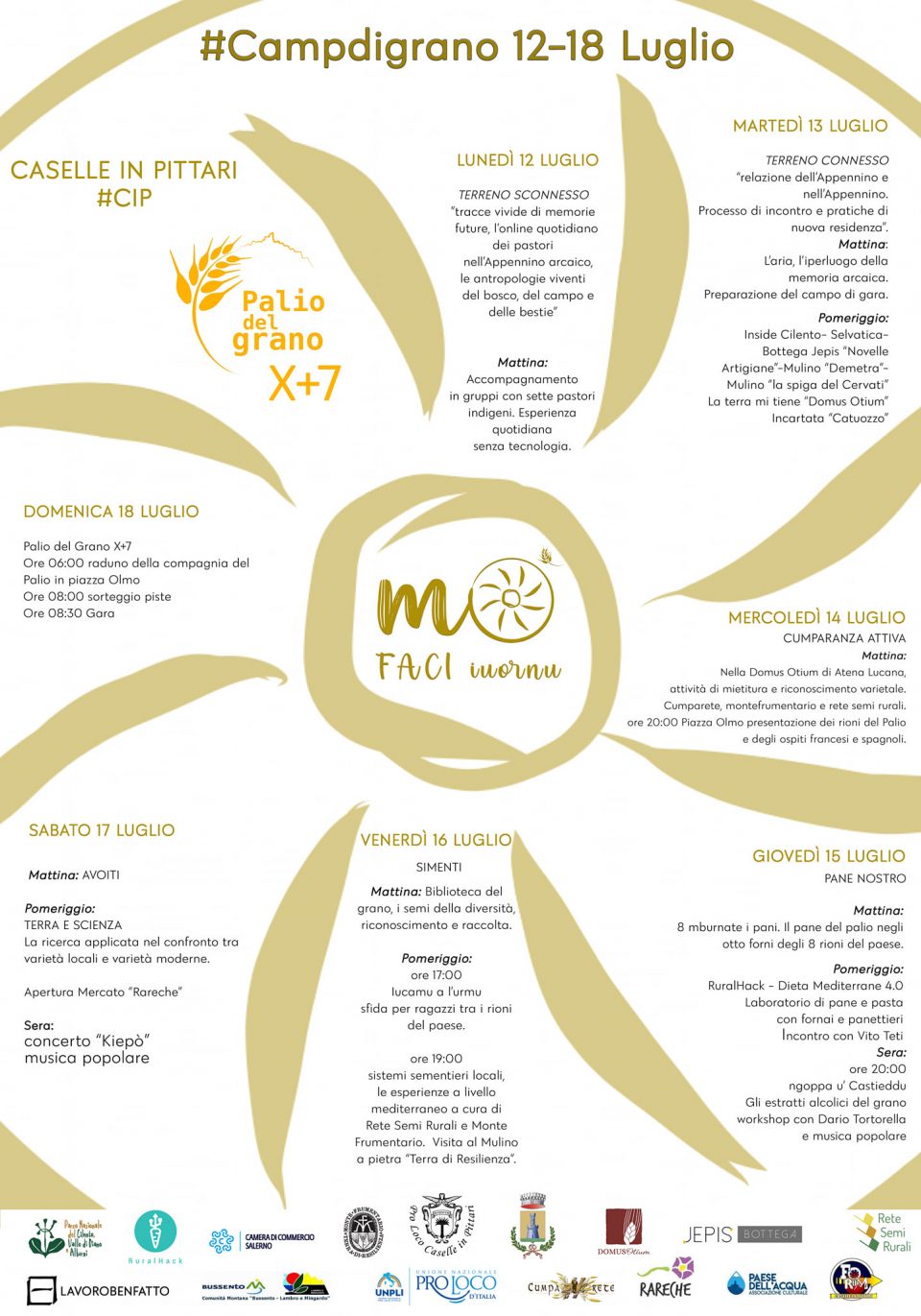 Caselle in Pittari, 17° Palio del Grano e Campdigrano - dal 12 al 18 Luglio 2021 Palio del Grano campdigrano 2021 Caselle in Pittari Cilento Programma 960x1371 - Caselle in Pittari, 17° Palio del Grano e Campdigrano - dal 12 al 18 Luglio 2021
