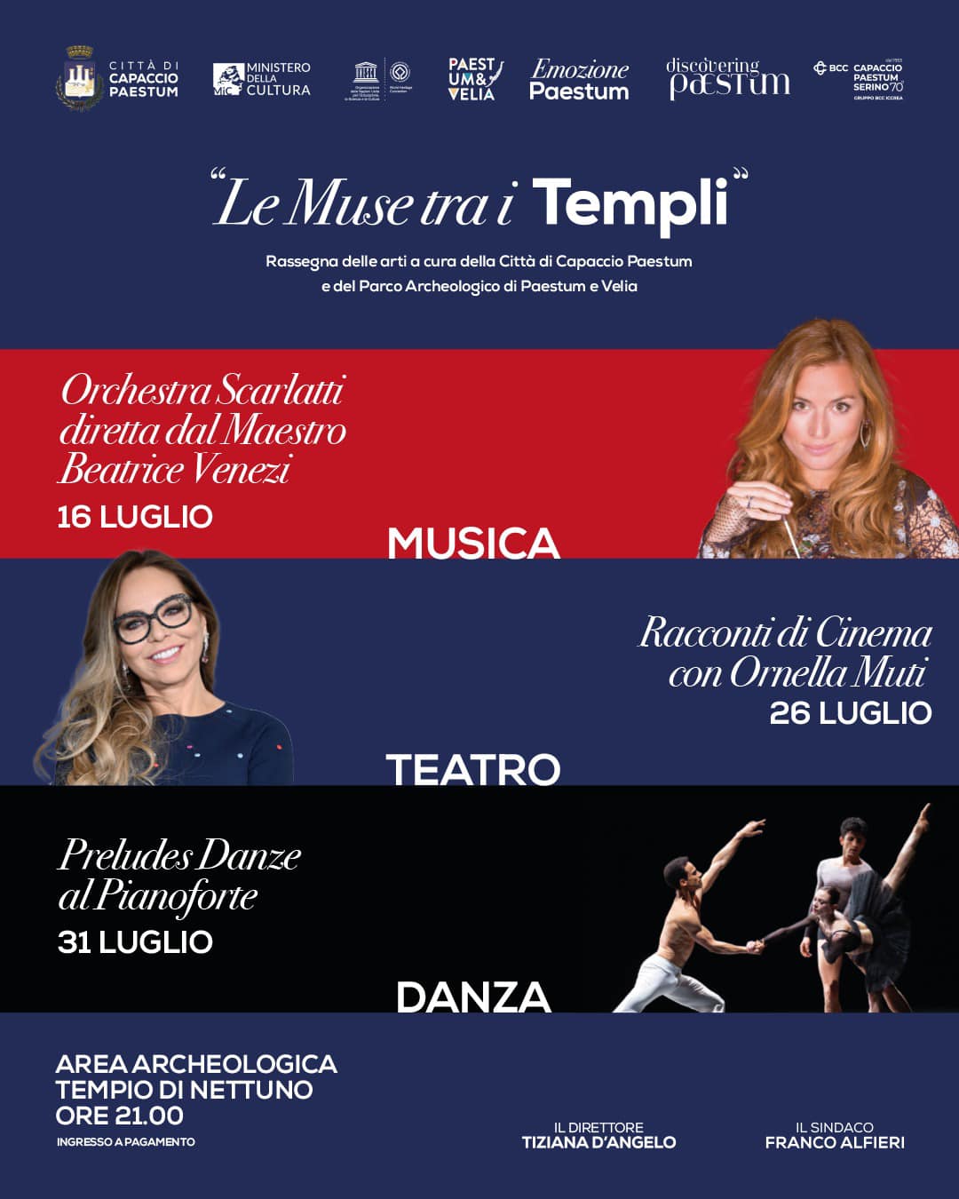 Capaccio Paestum, Tezenis Summer Festival 2023 – 23/6/23 -   news and curiosities from Cilento